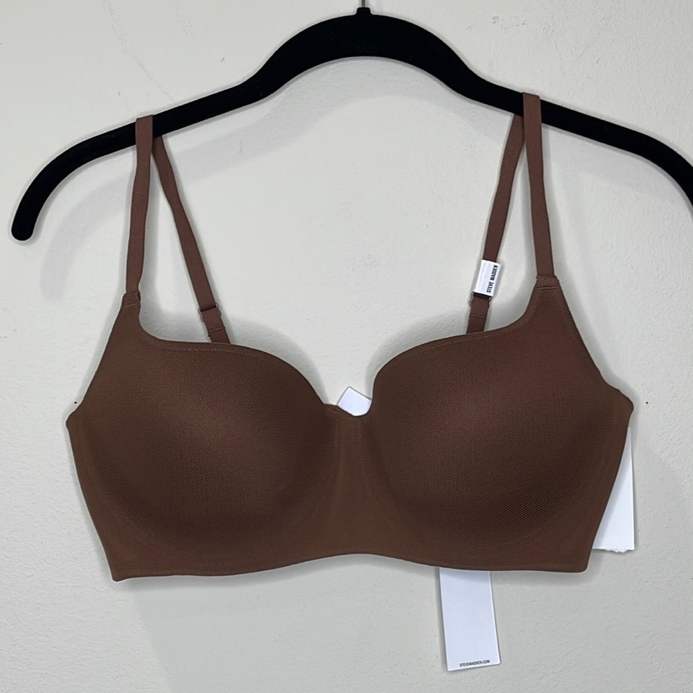 Steve Madden Brown Pushed Up Bra 34D